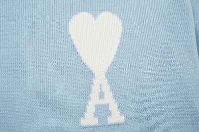 "Heart" - Sweater Babyblue